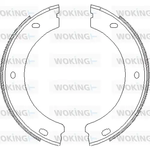 Cпирачна челюст, ръчна спирачка WOKING Z4652.00