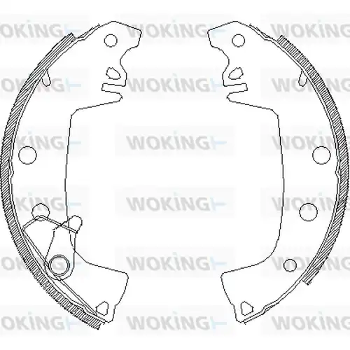 спирачна челюст WOKING Z4655.01