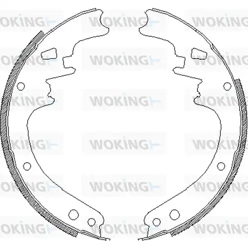 спирачна челюст WOKING Z4656.00