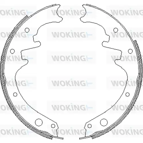 спирачна челюст WOKING Z4658.00