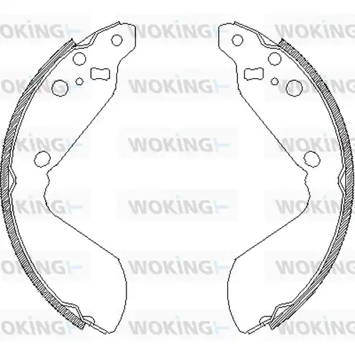 спирачна челюст WOKING Z4669.00