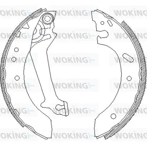 спирачна челюст WOKING Z4670.01