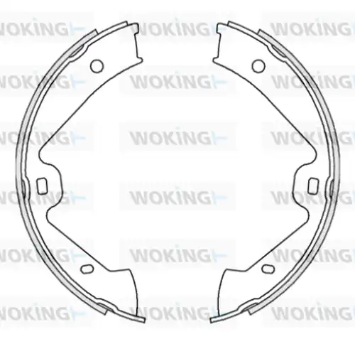 Cпирачна челюст, ръчна спирачка WOKING Z4675.00