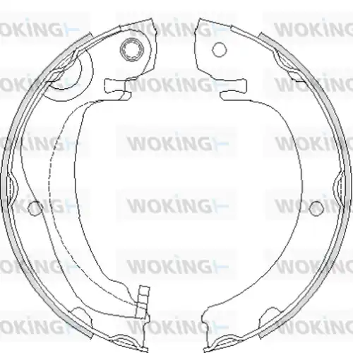 Cпирачна челюст, ръчна спирачка WOKING Z4680.00