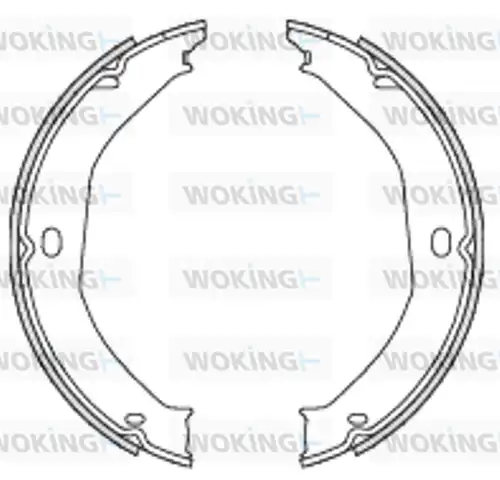 Cпирачна челюст, ръчна спирачка WOKING Z4698.00