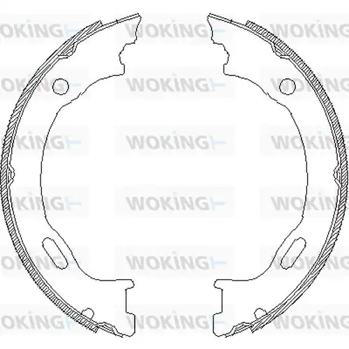 Cпирачна челюст, ръчна спирачка WOKING Z4707.01