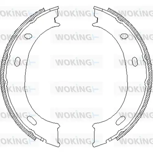 Cпирачна челюст, ръчна спирачка WOKING Z4710.01