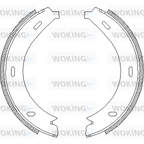 Cпирачна челюст, ръчна спирачка WOKING Z4713.01