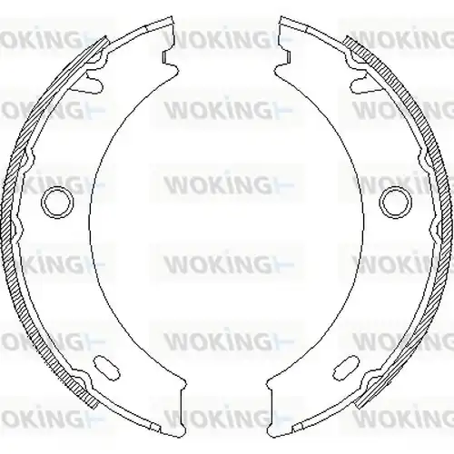 Cпирачна челюст, ръчна спирачка WOKING Z4714.01