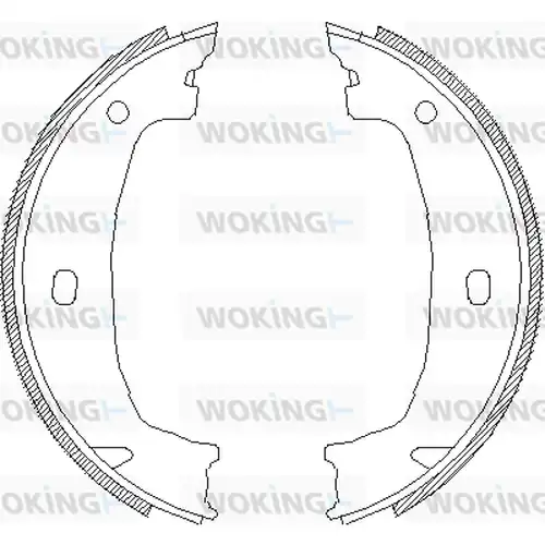 Cпирачна челюст, ръчна спирачка WOKING Z4715.00