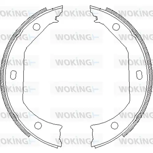 Cпирачна челюст, ръчна спирачка WOKING Z4716.00