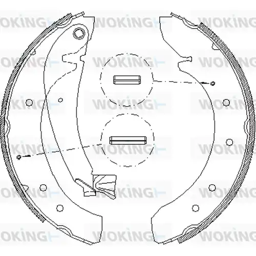 спирачна челюст WOKING Z4719.00