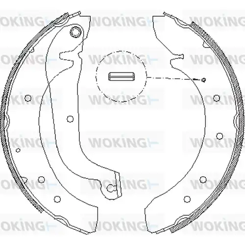 спирачна челюст WOKING Z4719.01