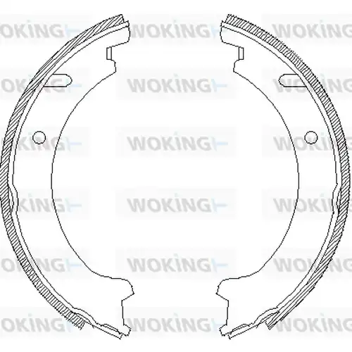 Cпирачна челюст, ръчна спирачка WOKING Z4721.00