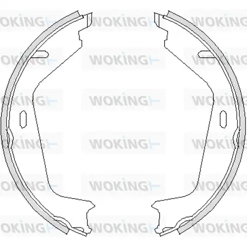 Cпирачна челюст, ръчна спирачка WOKING Z4726.00