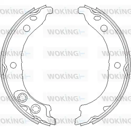 Cпирачна челюст, ръчна спирачка WOKING Z4728.00