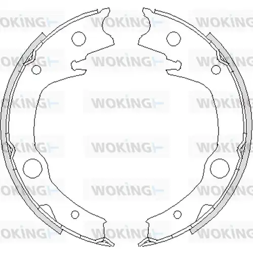 Cпирачна челюст, ръчна спирачка WOKING Z4729.00