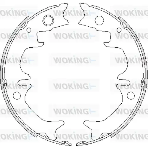 Cпирачна челюст, ръчна спирачка WOKING Z4731.00