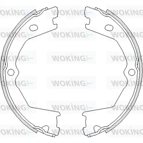 Cпирачна челюст, ръчна спирачка WOKING Z4733.00