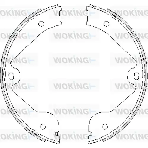 Cпирачна челюст, ръчна спирачка WOKING Z4735.00