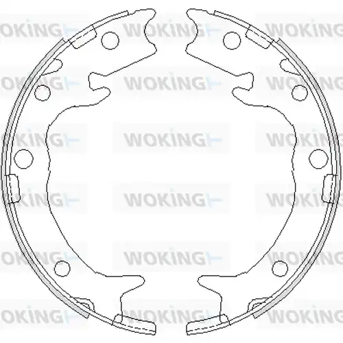 Cпирачна челюст, ръчна спирачка WOKING Z4737.00