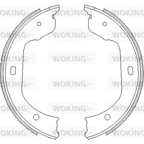 Cпирачна челюст, ръчна спирачка WOKING Z4740.00