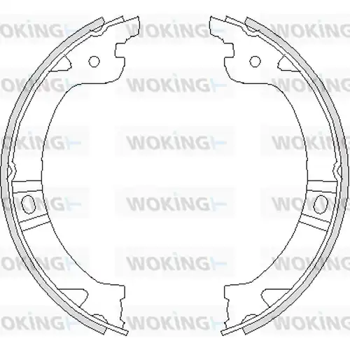 Cпирачна челюст, ръчна спирачка WOKING Z4744.00