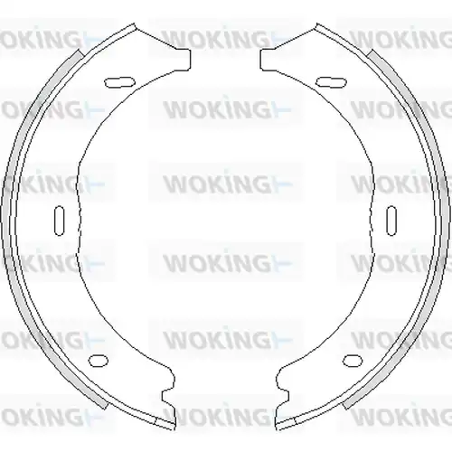 Cпирачна челюст, ръчна спирачка WOKING Z4745.00