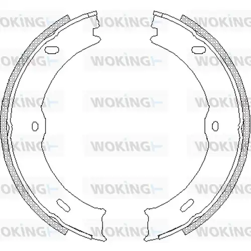 Cпирачна челюст, ръчна спирачка WOKING Z4746.00