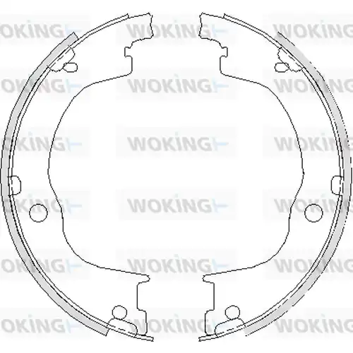 Cпирачна челюст, ръчна спирачка WOKING Z4749.00