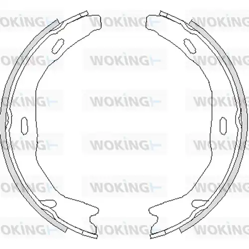 Cпирачна челюст, ръчна спирачка WOKING Z4751.00