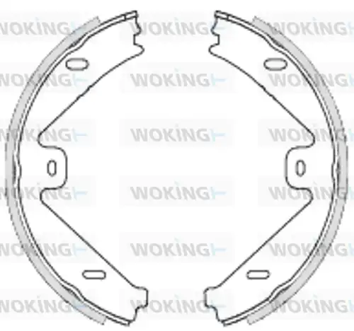 Cпирачна челюст, ръчна спирачка WOKING Z4754.00