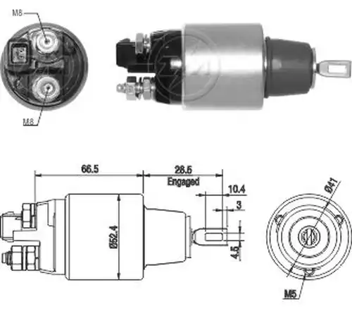 магнитен превключвател, стартер ZM ZM 1-382