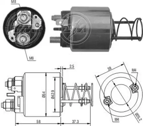 магнитен превключвател, стартер ZM ZM 1-594