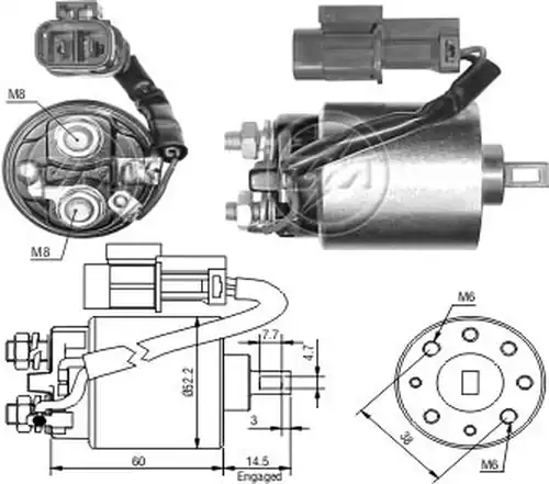 магнитен превключвател, стартер ZM ZM 1-713