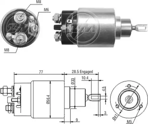 магнитен превключвател, стартер ZM ZM 1-973