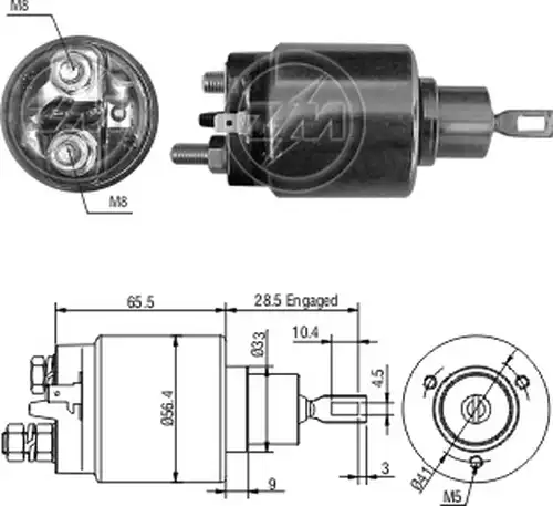 магнитен превключвател, стартер ZM ZM 1-976