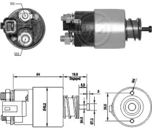 магнитен превключвател, стартер ZM ZM 2-391