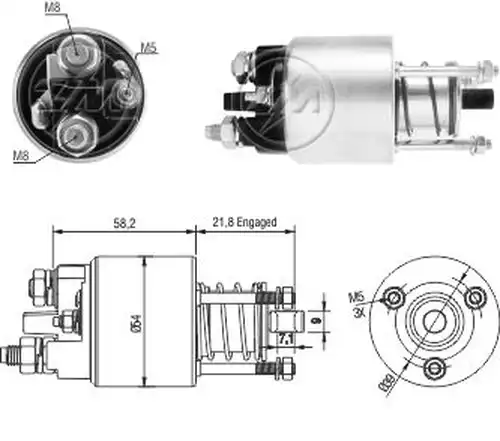 магнитен превключвател, стартер ZM ZM 2-397