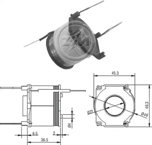 ремонтен комплект, стартер ZM ZM 2-419.93