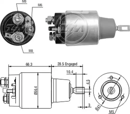 магнитен превключвател, стартер ZM ZM 2-775