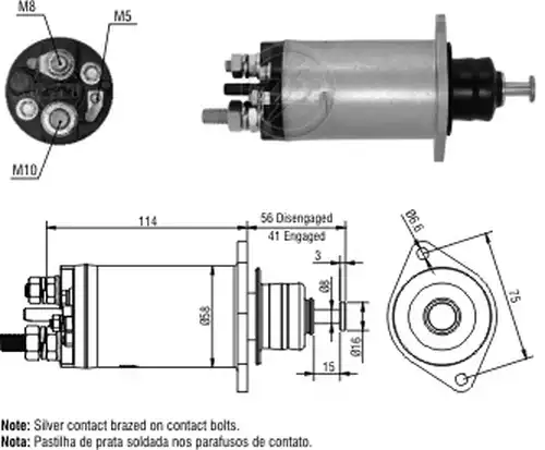 магнитен превключвател, стартер ZM ZM 2-818