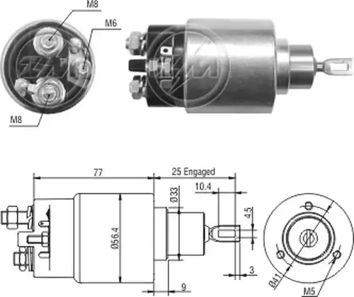 магнитен превключвател, стартер ZM ZM 2-973