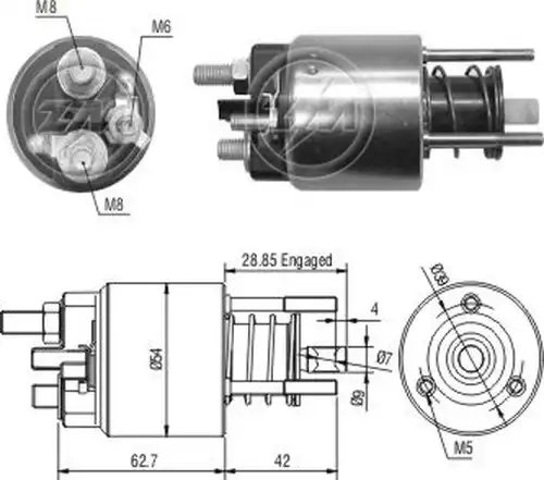 магнитен превключвател, стартер ZM ZM 3-395