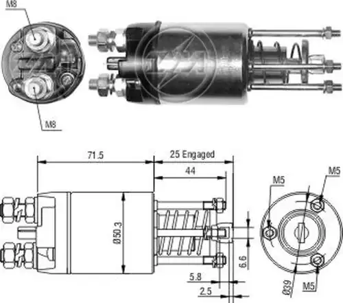 магнитен превключвател, стартер ZM ZM 3-651