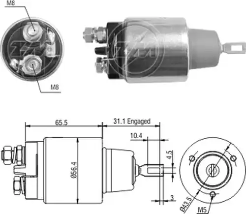 магнитен превключвател, стартер ZM ZM 3-773