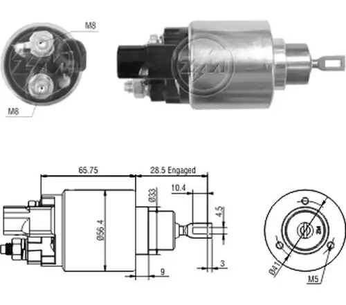 магнитен превключвател, стартер ZM ZM 3-978