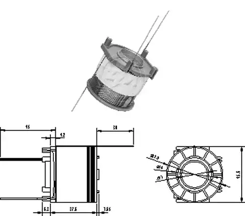 ремонтен комплект, стартер ZM ZM 5-419.93