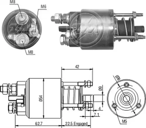 магнитен превключвател, стартер ZM ZM 6-395