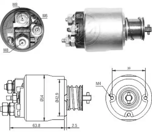 магнитен превключвател, стартер ZM ZM 6-494